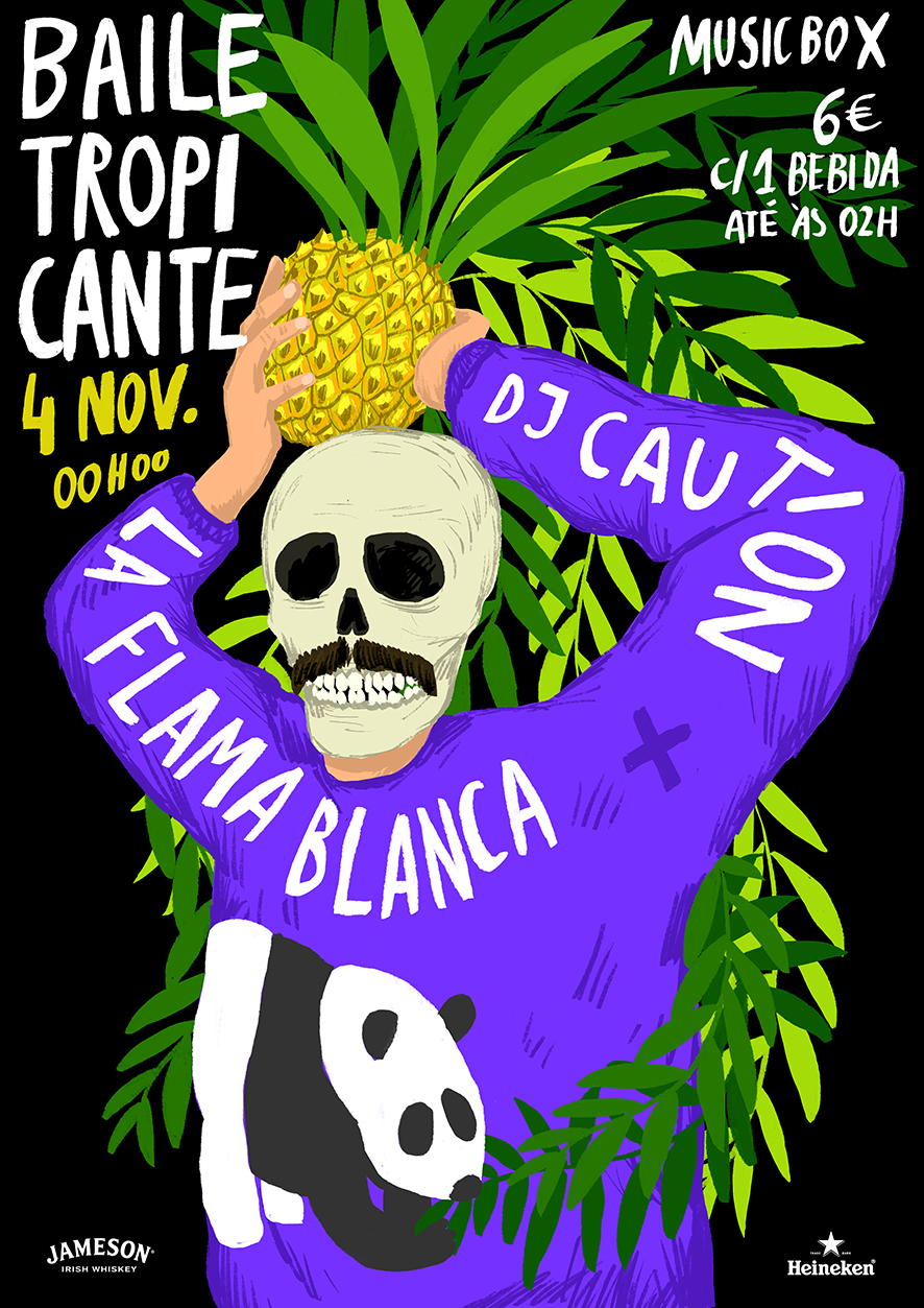 Baile Tropicante: La Flama Blanca e DJ Caution