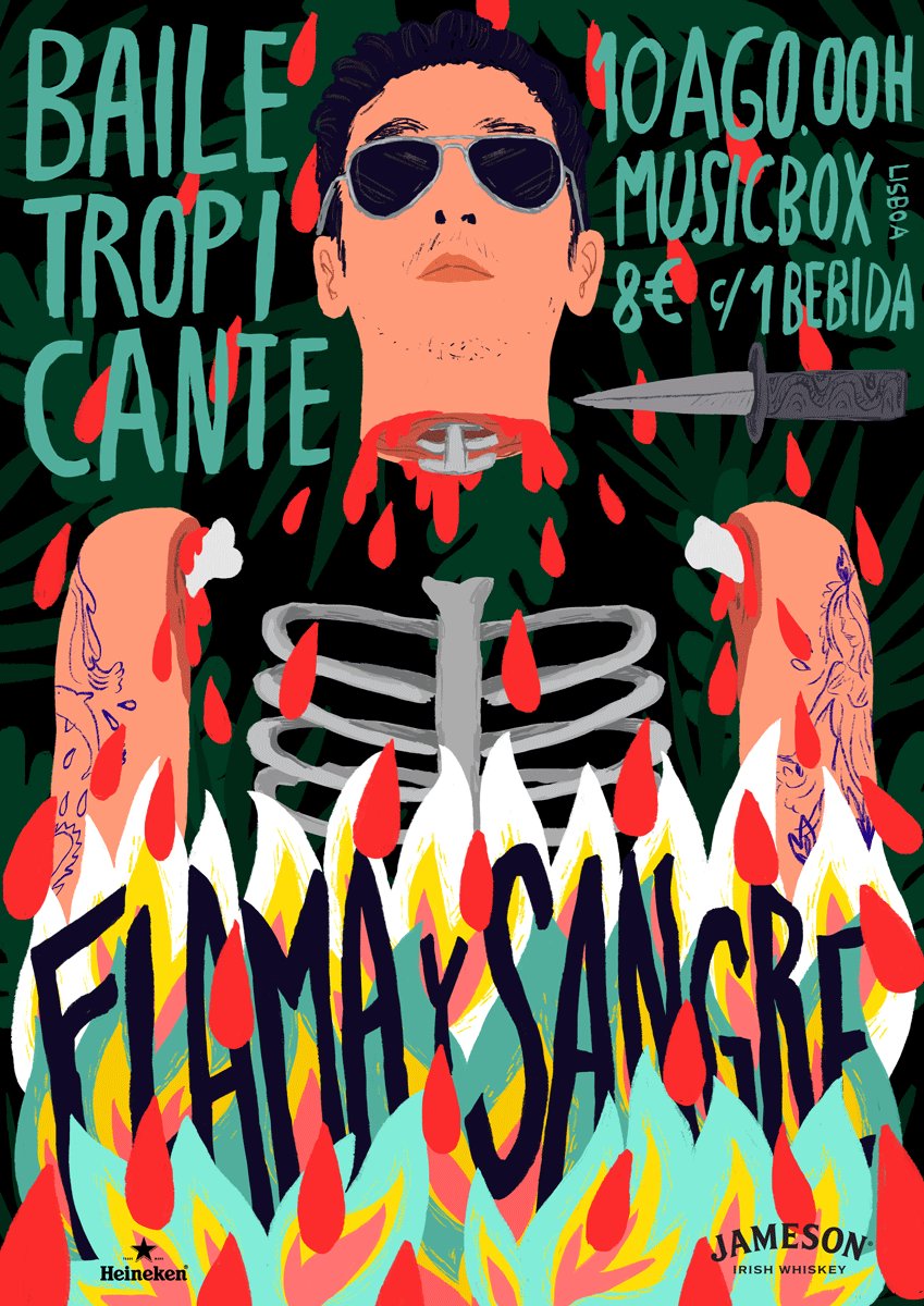 Baile Tropicante: Flama y Sangre